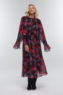 Leia blurred flowers cape