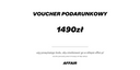 Voucher 1490 zł