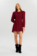 Roxy dress in Red abstract