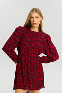 Roxy dress in Red abstract