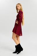 Roxy dress in Red abstract