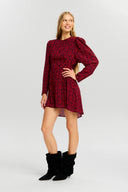 Roxy dress in Red abstract