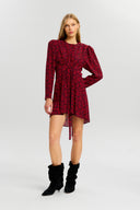Roxy dress in Red abstract