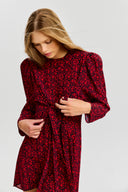 Roxy dress in Red abstract