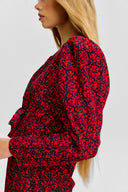 Roxy dress in Red abstract