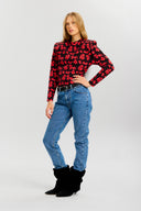 Top Alice in red poppies