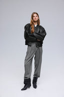 Luca light grey trousers