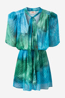 Mandy dress azure sea