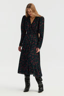 Lissa noir poppy dress