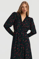 Lissa noir poppy dress