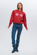 Bluza Maddie pink poppies