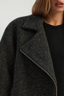 Kurtka Gwen grey wool