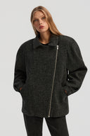 Kurtka Gwen grey wool