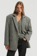 Marynarka Nora grey wool
