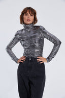 Top Iris in Silver