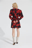 Mia red poppies dress