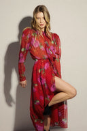 Allison in Red Blurr dress