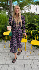 Elena pink meadow dress