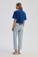 Jill top in cobalt blue