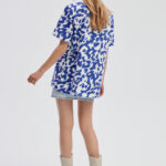 Palmer Top in cobalt blue