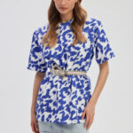 Palmer Top in cobalt blue