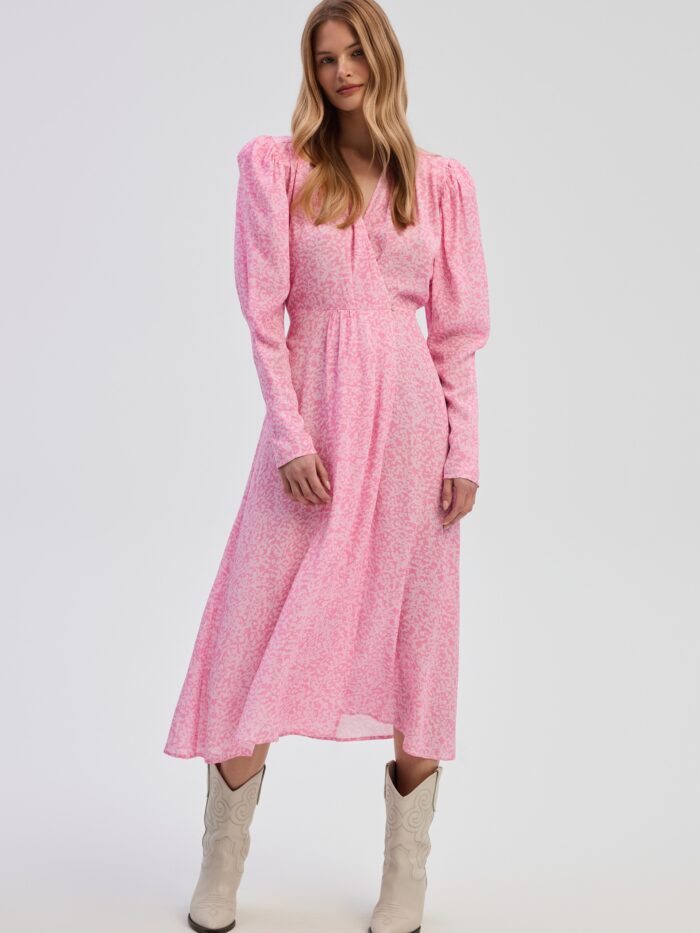 Lissa dress in candy pink