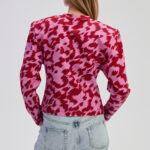 Top Alice in pink abstract