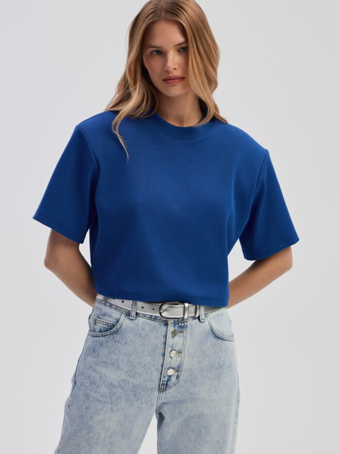 Top Jill in cobalt blue