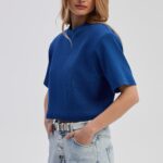 Top Jill in cobalt blue