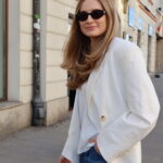 Rima jacket in creamy white