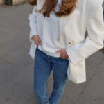 Rima jacket in creamy white