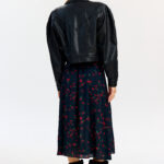 Claire dress in Noir Poppy