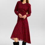 Sukienka Catherine in Red abstract
