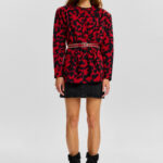 Palmer Longsleeve in red abstract