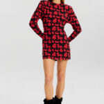 Chiara dress in red poppies