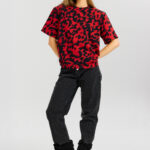 Top Palmer in red abstract