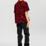 Top Palmer in red abstract