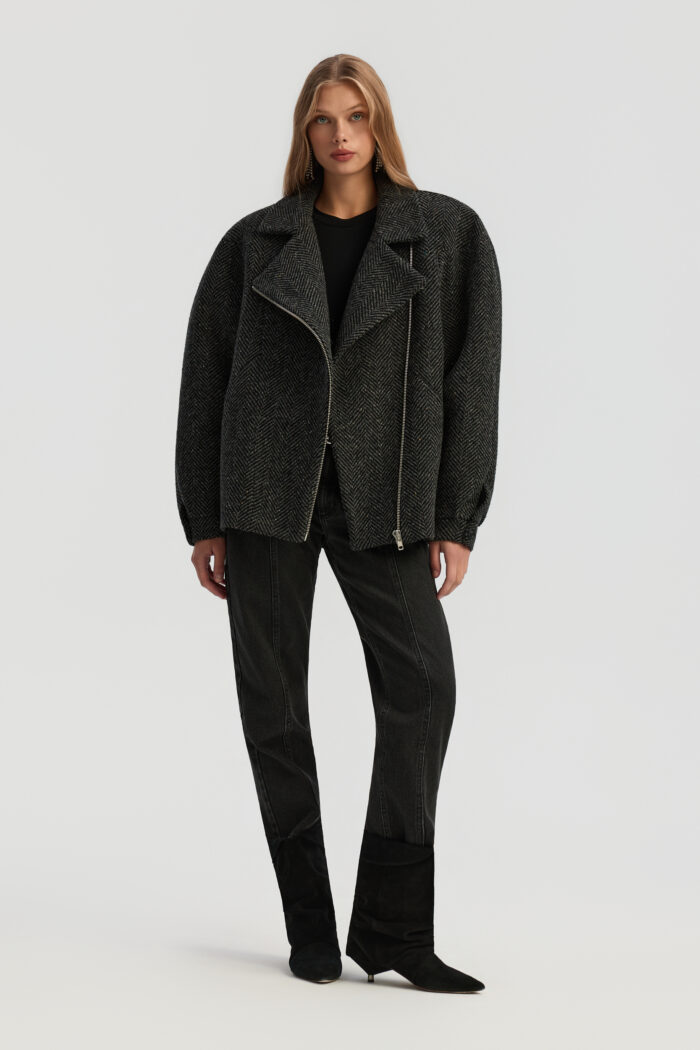 AFFAIR_8888 1_8201 Gwen jacket in grey wool