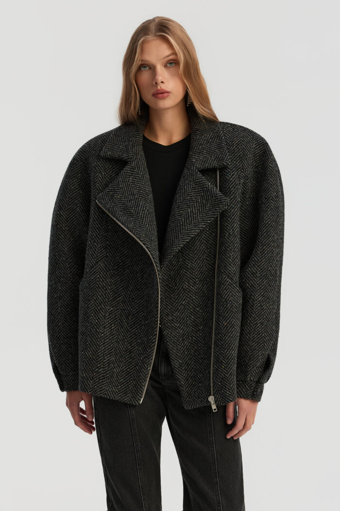 AFFAIR_8895 1_8202 Gwen jacket in grey wool