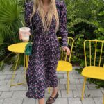 Elena dress in pink meadow