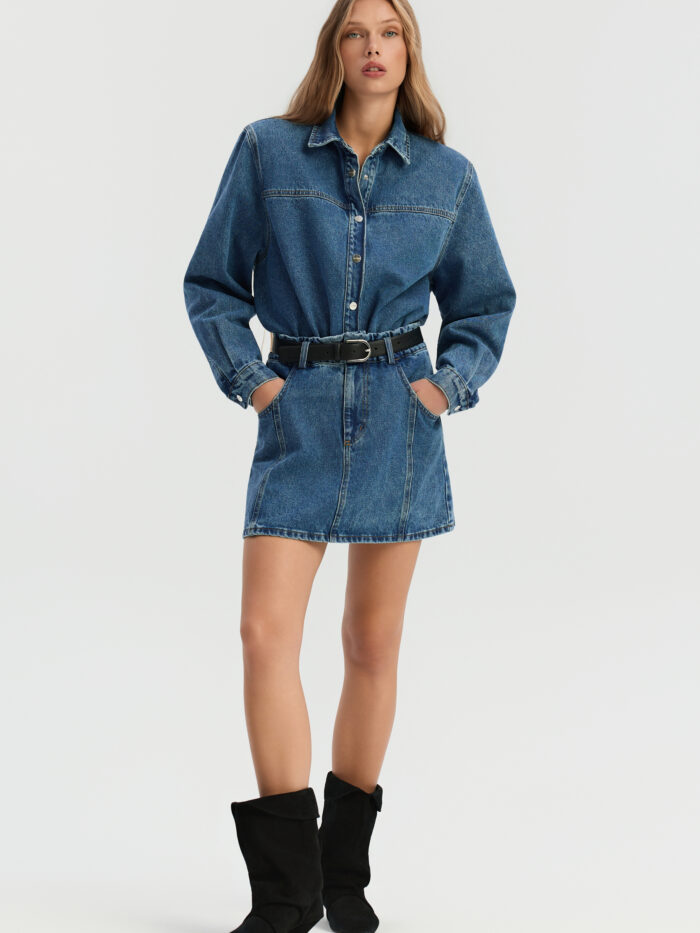 AFFAIR_8203 1_8164 Spódnica Lora in blue