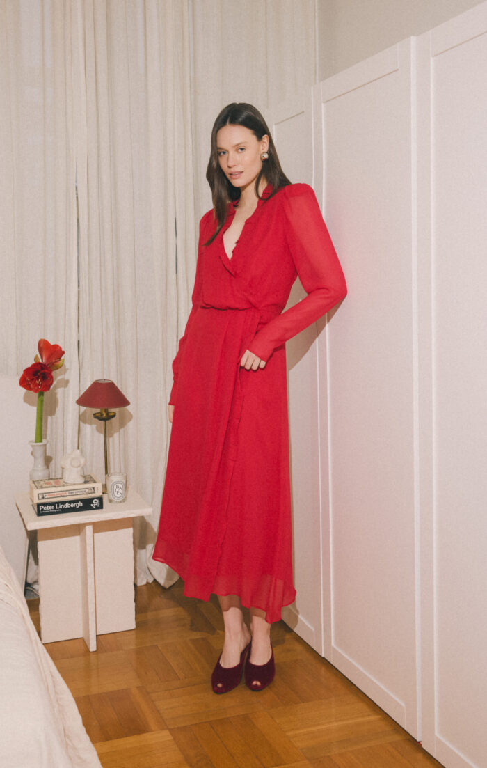 Sukienka Rose deep red