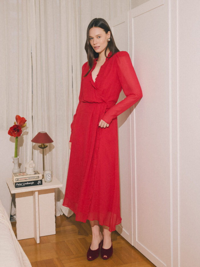 Sukienka Rose deep red