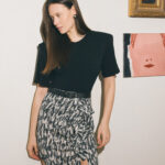 Fanny black and white skirt