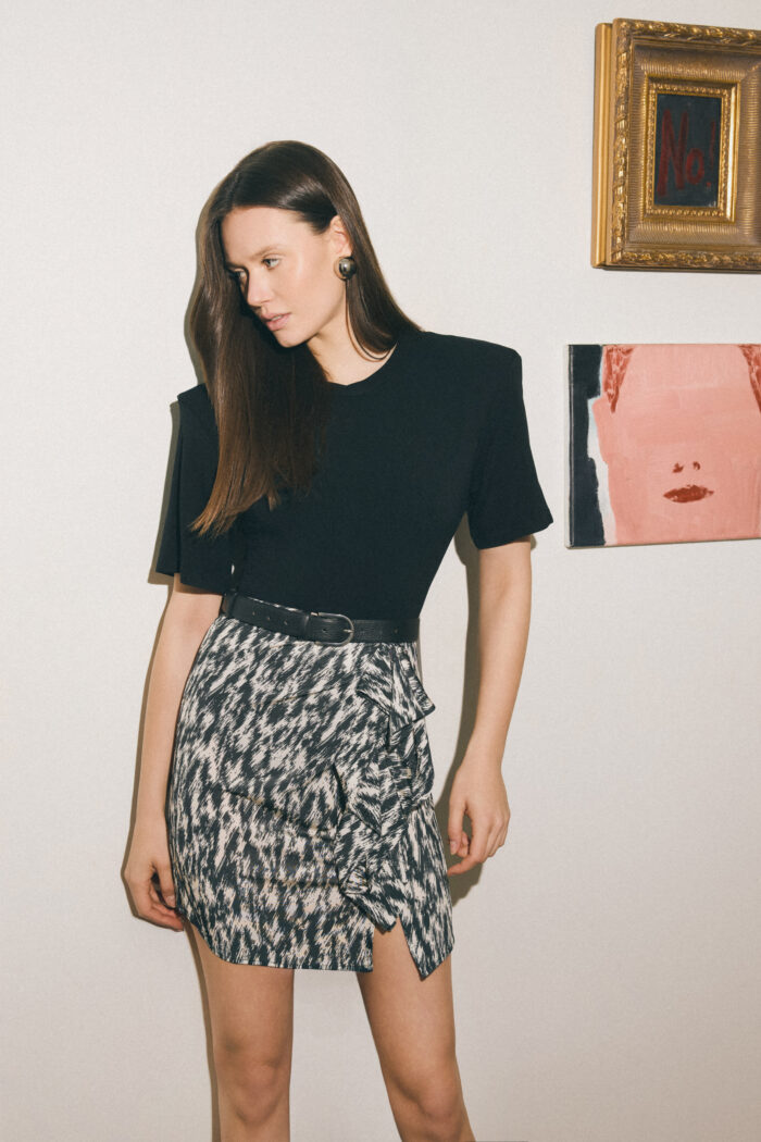 Fanny black and white skirt