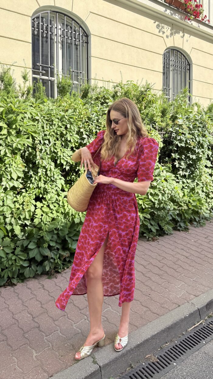 Sukienka Sarah pink meadow