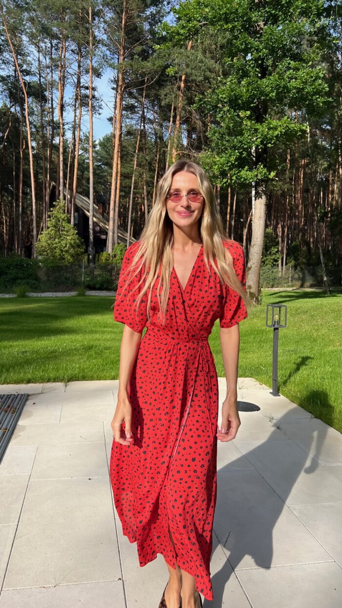 Sukienka Carrie in red
